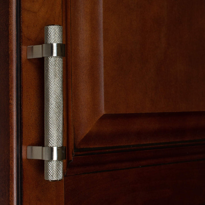 3 in Screw Center Solid Steel Bar Pull Cabinet Handle (Pack of 10) Satin - Diamond Home USA