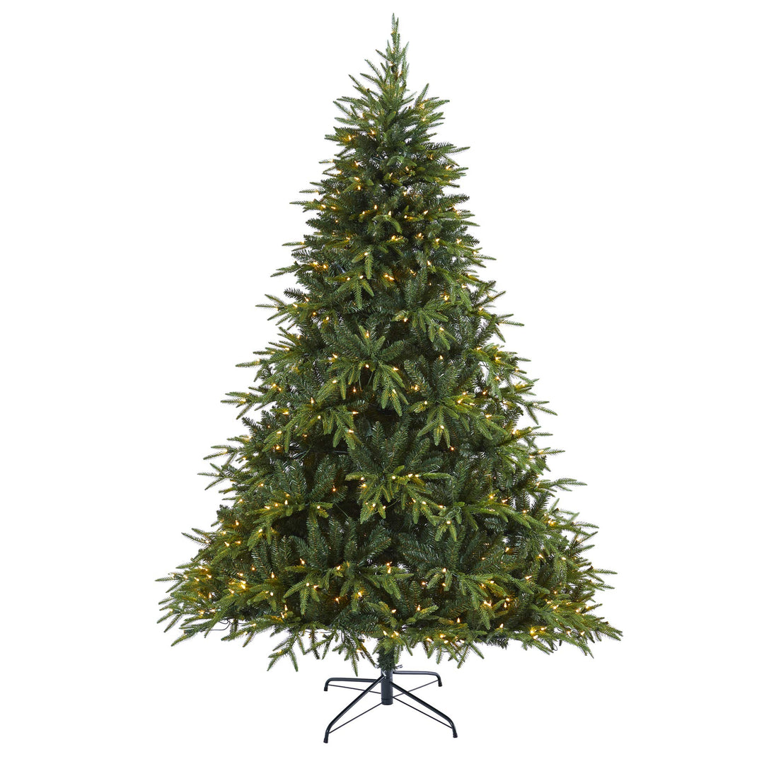Nearly Natural 7.5ft. Colorado Mountain Fir Natural Look Artificial Christmas