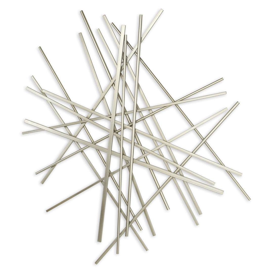 Cheungs Avalon Large Abstract Wall Decor - Silver 5369SV - Diamond Home USA