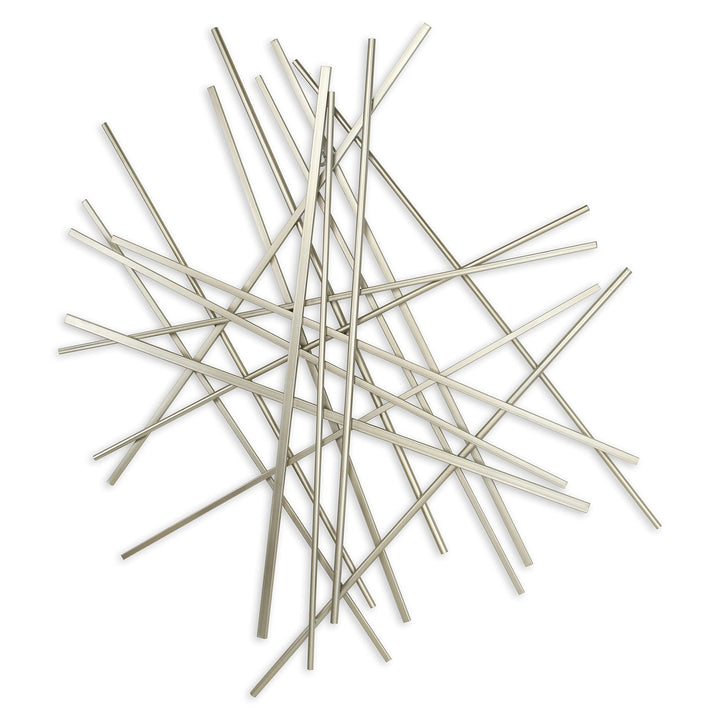 Cheungs Avalon Large Abstract Wall Decor - Silver 5369SV - Diamond Home USA