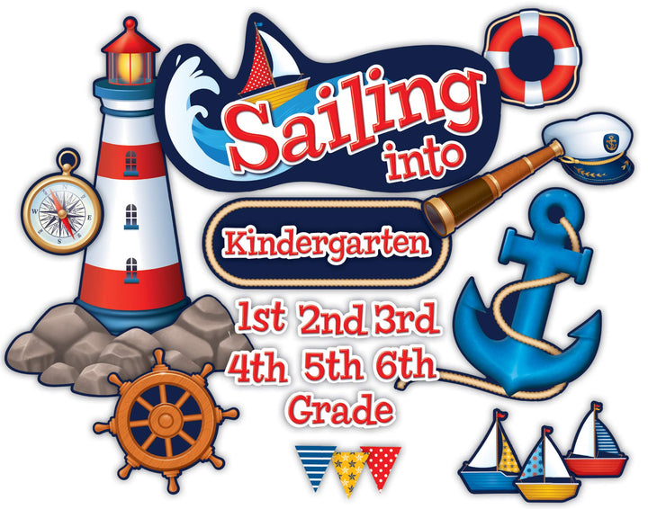 Teacher Created Resources Sailing Into… Bulletin Board Display Set