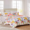 Greenland Home Watercolor Dream Quilt Set 3-Piece King/Cal King White White - King - Cal King - 3 Piece