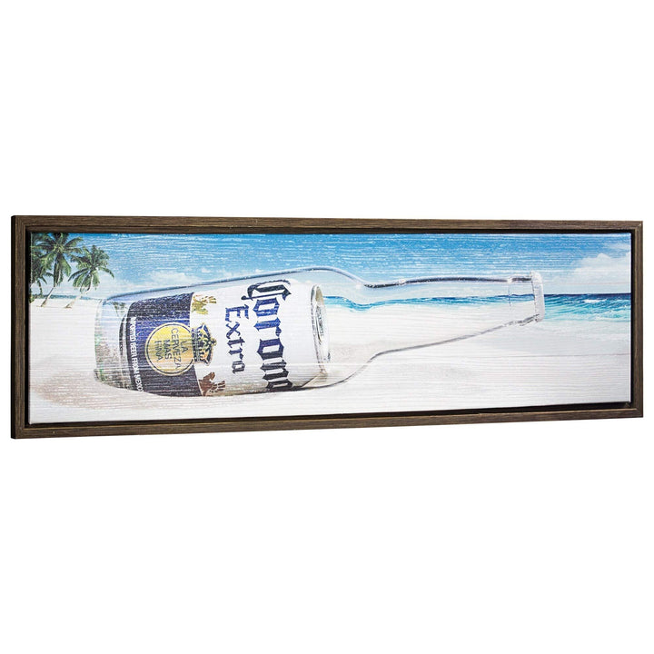 Extra Framed Canvas Wall Art Decor Blue
