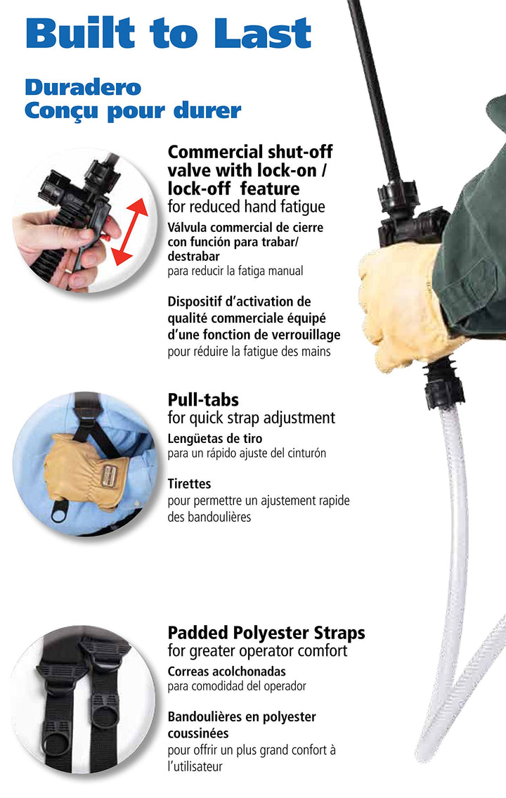 Solo 3-Gal. Backpack 473P Sprayer White - Diamond Home USA