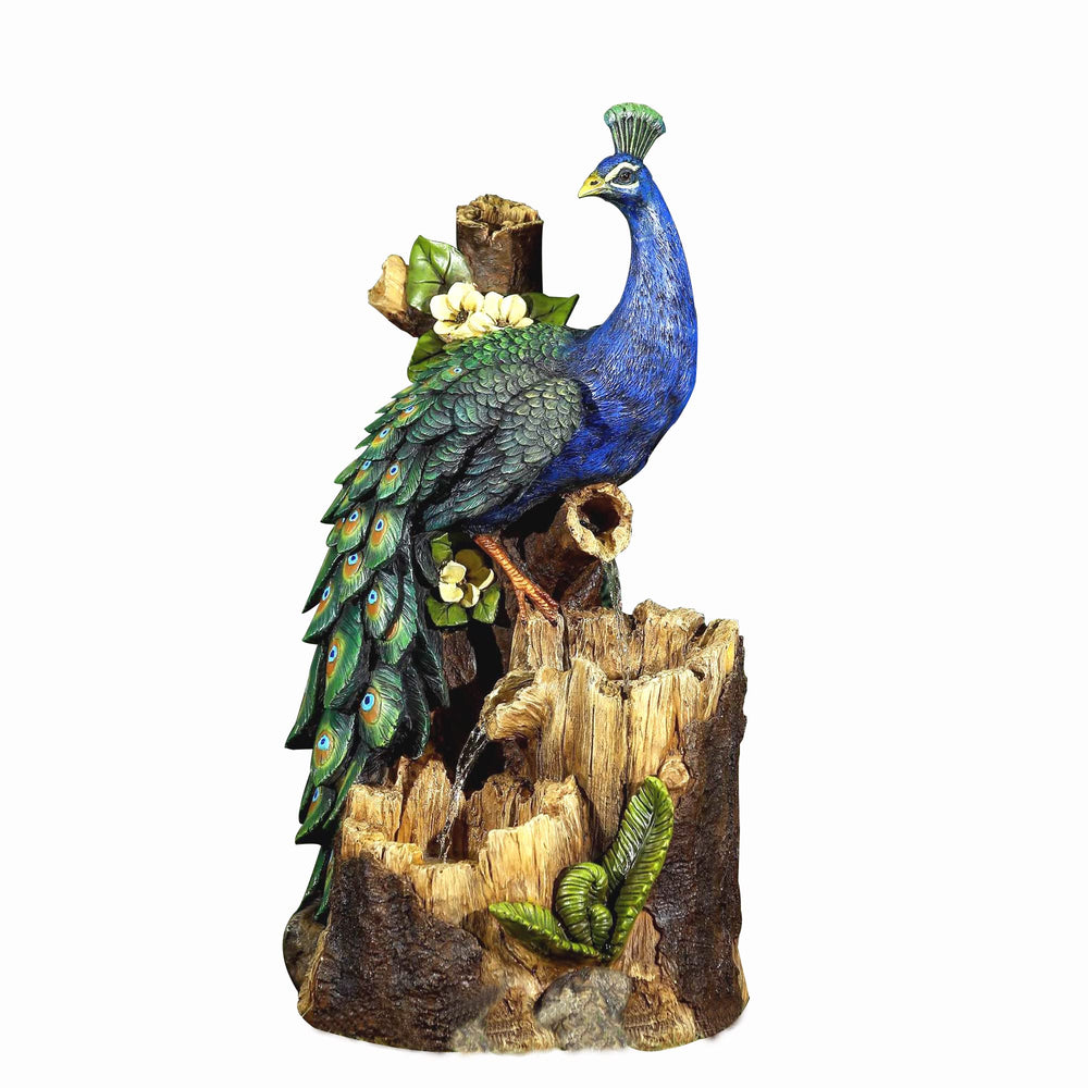 Jeco Inc. FCL170 Peacock Outdoor Fountain - Diamond Home USA