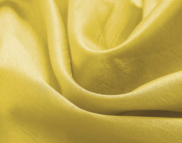 RT Designers Collection 54 X 84 Lemon Nikki Faux Silk Rod Pocket Curtain Panel - Diamond Home USA
