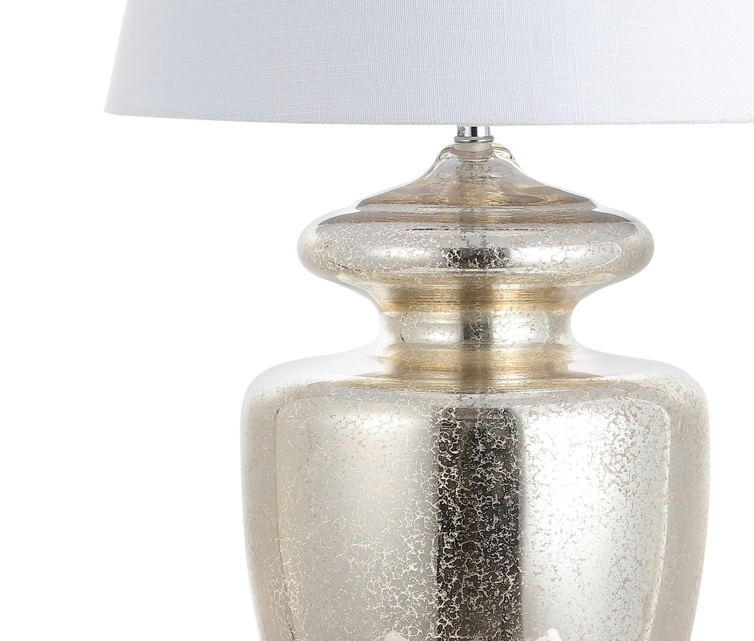 JONATHAN Y JYL1014A Hughes 31" Glass LED Table Lamp Modern Contemporary Glam