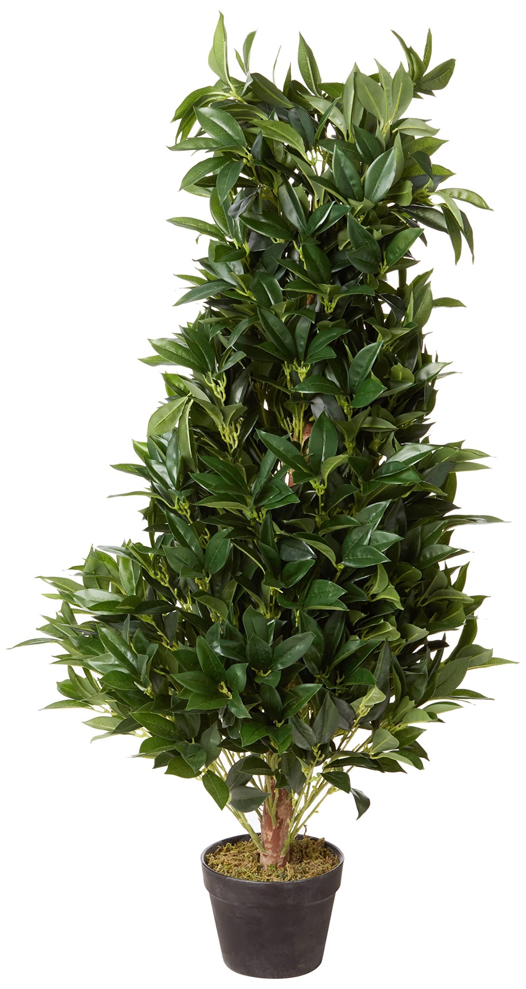 Nearly Natural 4-Ft. Bay Leaf Artificial Topiary UV Resistant (Indoor/Outdoor)