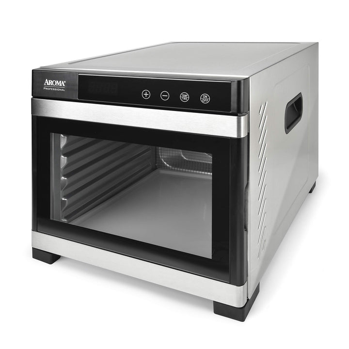 Aroma Housewares Professional AFD-965SD Food Dehydrator 6 - Tray Stainless Steel - Diamond Home USA