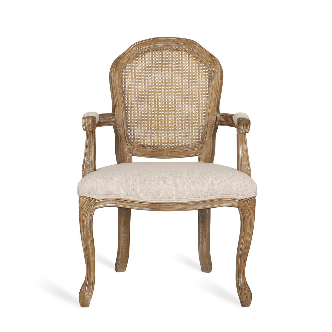 Christopher Knight Home Mina Dining Chair Beige + Natural - Diamond Home USA