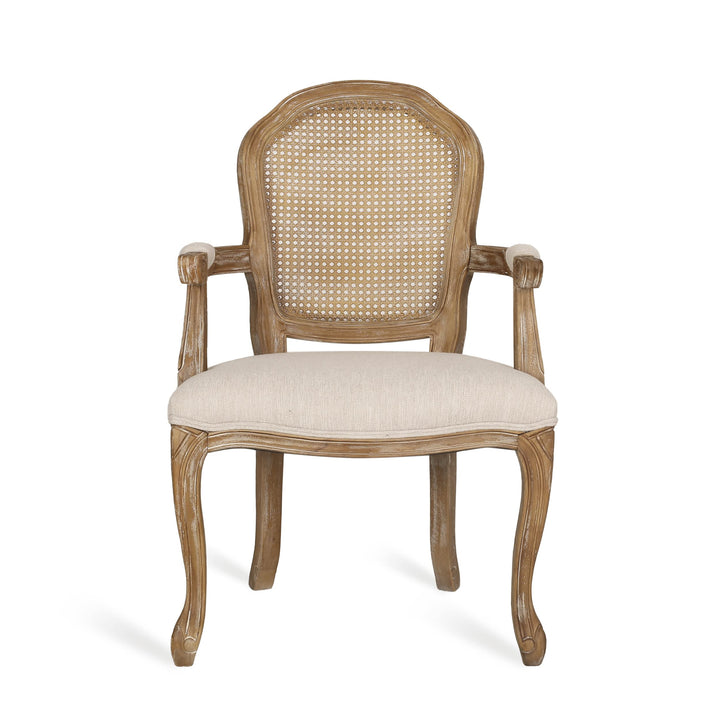 Christopher Knight Home Mina Dining Chair Beige + Natural - Diamond Home USA