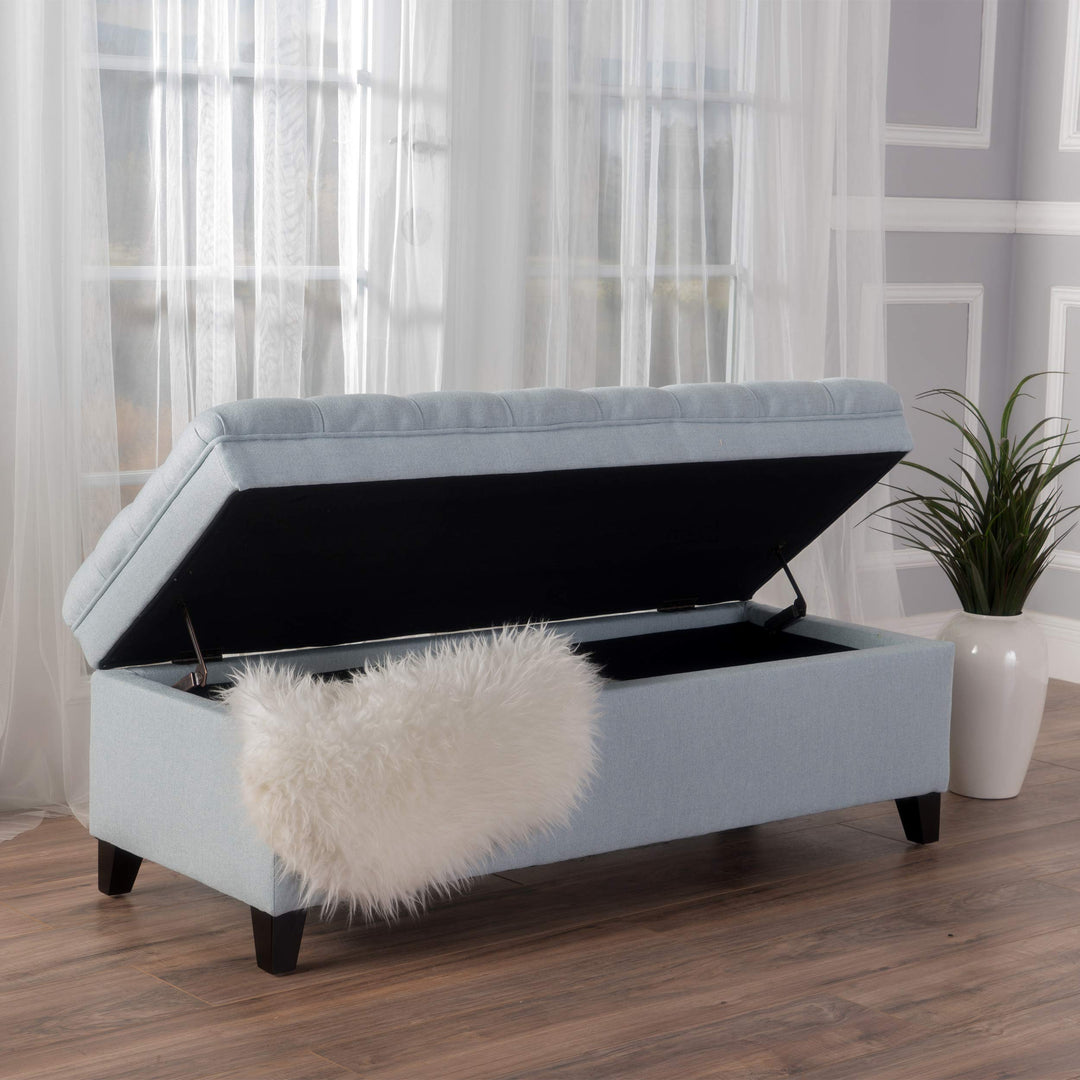 Christopher Knight Home Juliana Fabric Storage Ottoman