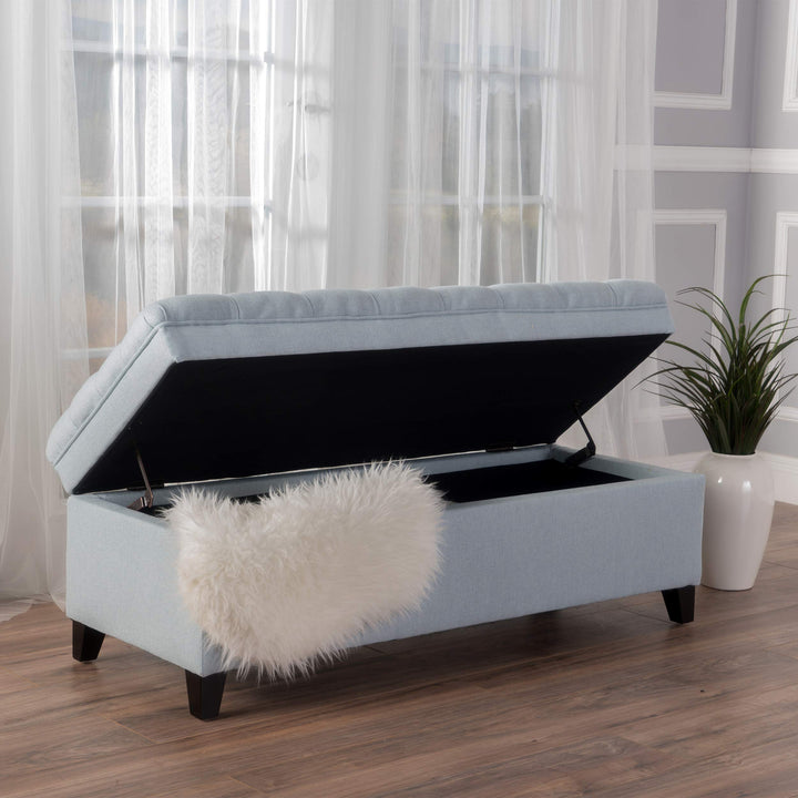 Christopher Knight Home Juliana Fabric Storage Ottoman