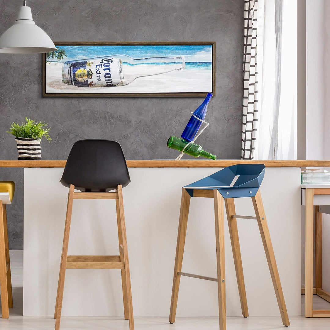 Extra Framed Canvas Wall Art Decor Blue - Diamond Home USA