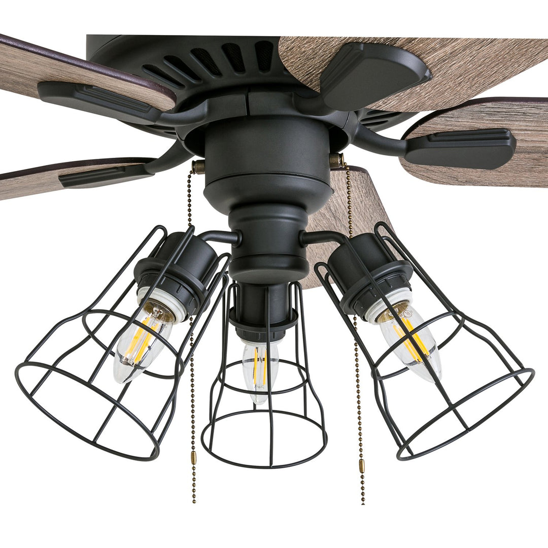 Prominence Home Inland Seas 52 Inch Industrial Style LED Ceiling Fan with - Diamond Home USA