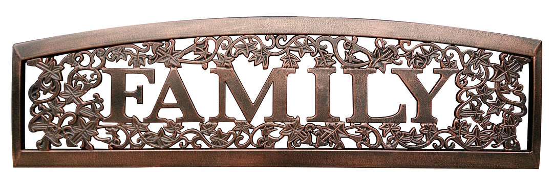 Leigh Country Family Metal Bench Bronze - Diamond Home USA