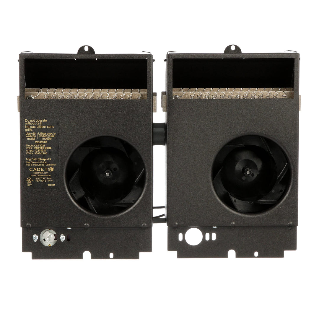 Cadet Com-Pak Twin Electric Wall Heater Assembly Only with Thermostat (Model: - Diamond Home USA