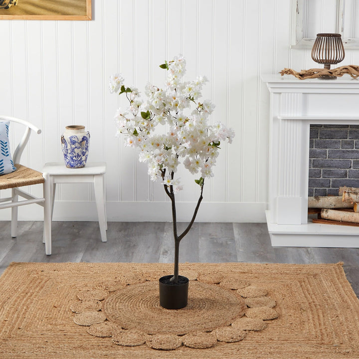 4' Cherry Blossom Artificial Tree Black - Diamond Home USA