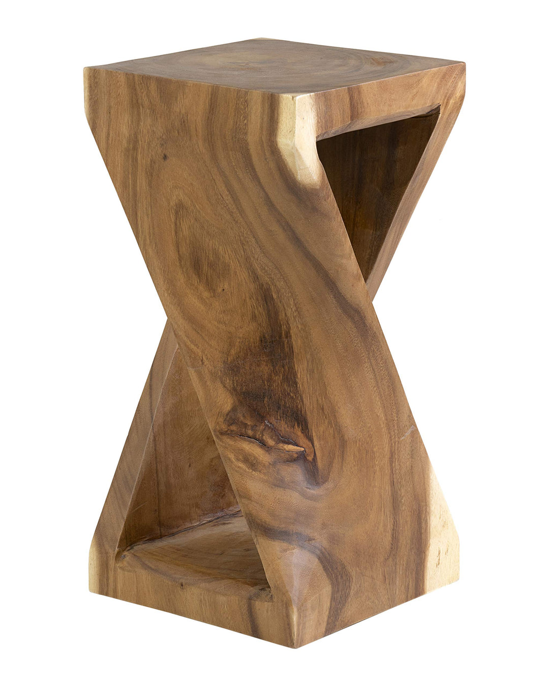 East At Main Cason Side Table Tan 24" - Natural - Diamond Home USA