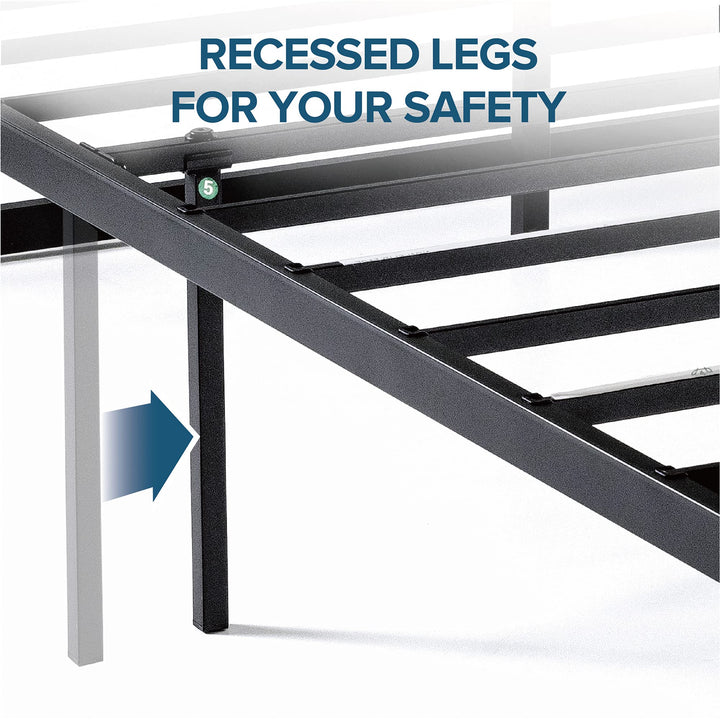 ZINUS Abel Metal Platform Bed Frame Mattress Foundation with Steel Slat Full