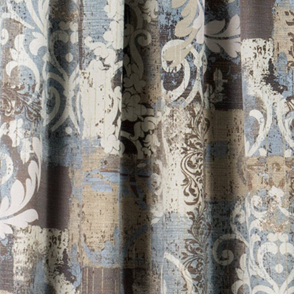 Eclipse hiswick Darkening Modern Farmhouse Blackout Thermal Rod Pocket Window 84 Inches - Spa - Diamond Home USA