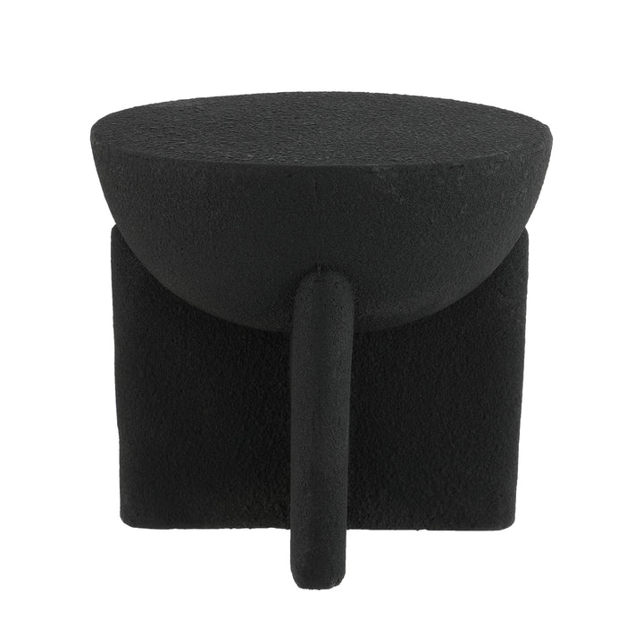 Sage 16.25" Minimalist Modern Drum Accent Table , by JONATHAN Y