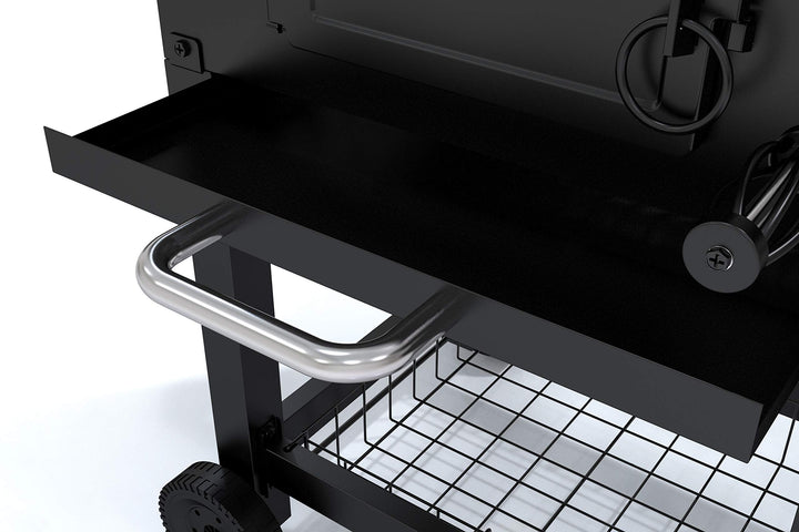 Dyna-Glo DGN405DNC-D Compact Heavy Duty Charcoal Grill - Black - Diamond Home USA