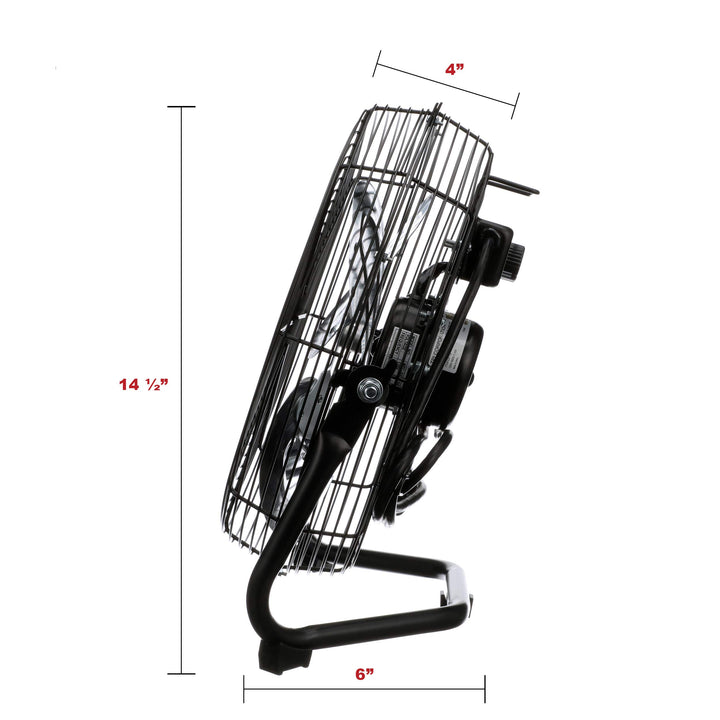 TPI Corporation CF12 3-Speed Commercial Floor Fan - 12” High-Velocity - Diamond Home USA