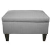 MJL Furniture Brooklyn wson-7 Upholstered Square-Legged Box Storage Ottoman