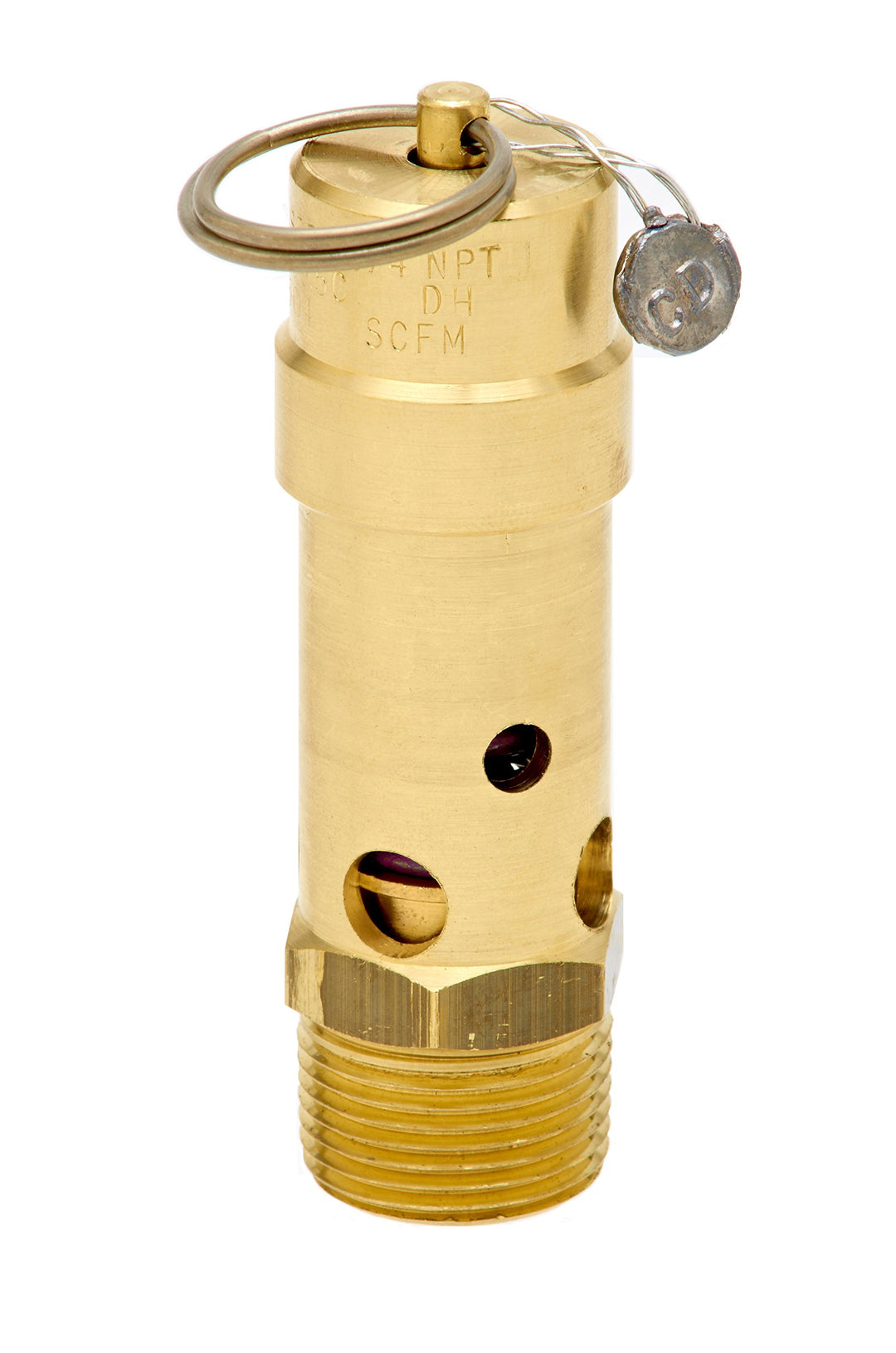Control Devices B75-0A225 B eries Brass oft eat AME afety Valve 225 psi