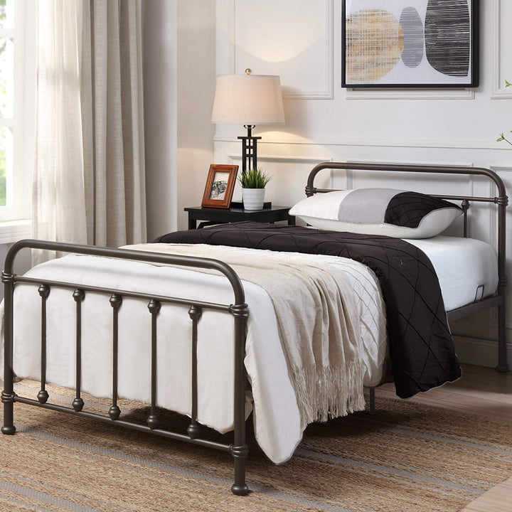 4D Concepts Amelia Twin Bed/Bronze - Diamond Home USA