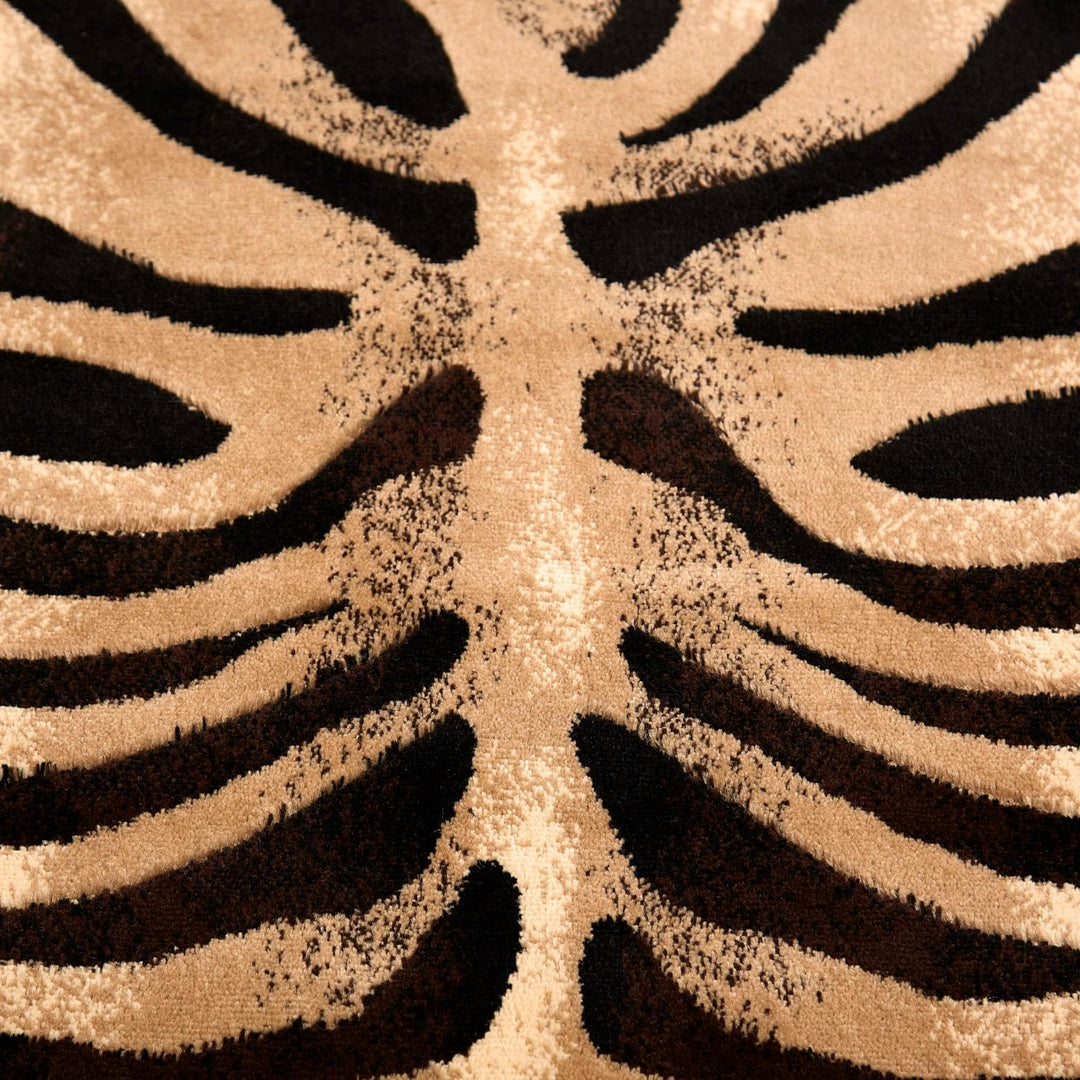 Home Dynamix Tribeca Fawn Area Rug Animals Black/Ivory