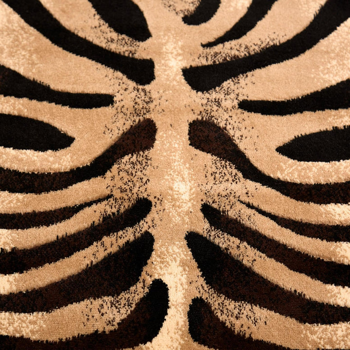 Home Dynamix Tribeca Fawn Area Rug Animals Black/Ivory