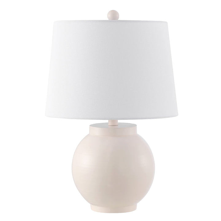 Lighting 22" Table Lamp 14" W X D H Cream Modern Contemporary White Bulbs - Diamond Home USA