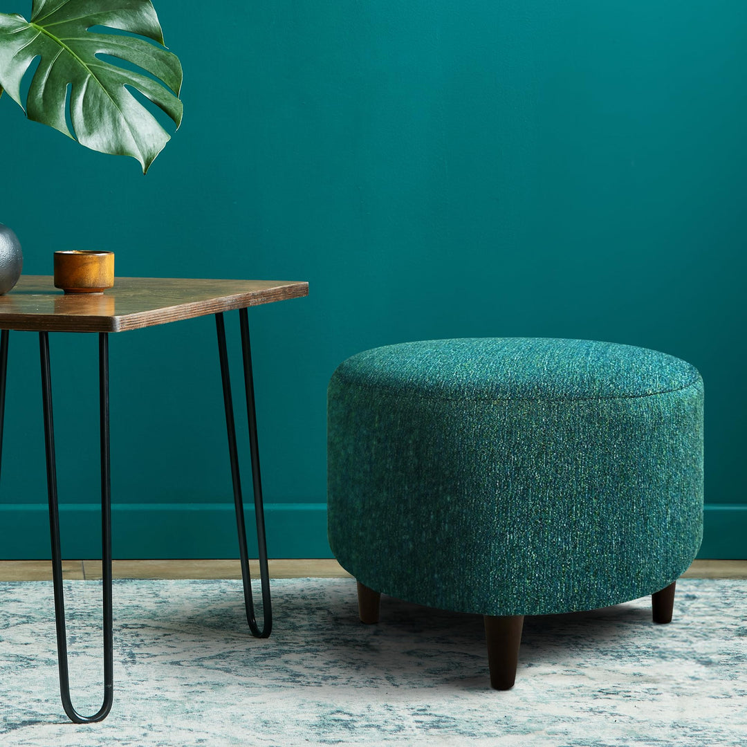MJL Furniture Designs Sophia Collection Oliva Series Contemporary Round Turquoise - Diamond Home USA