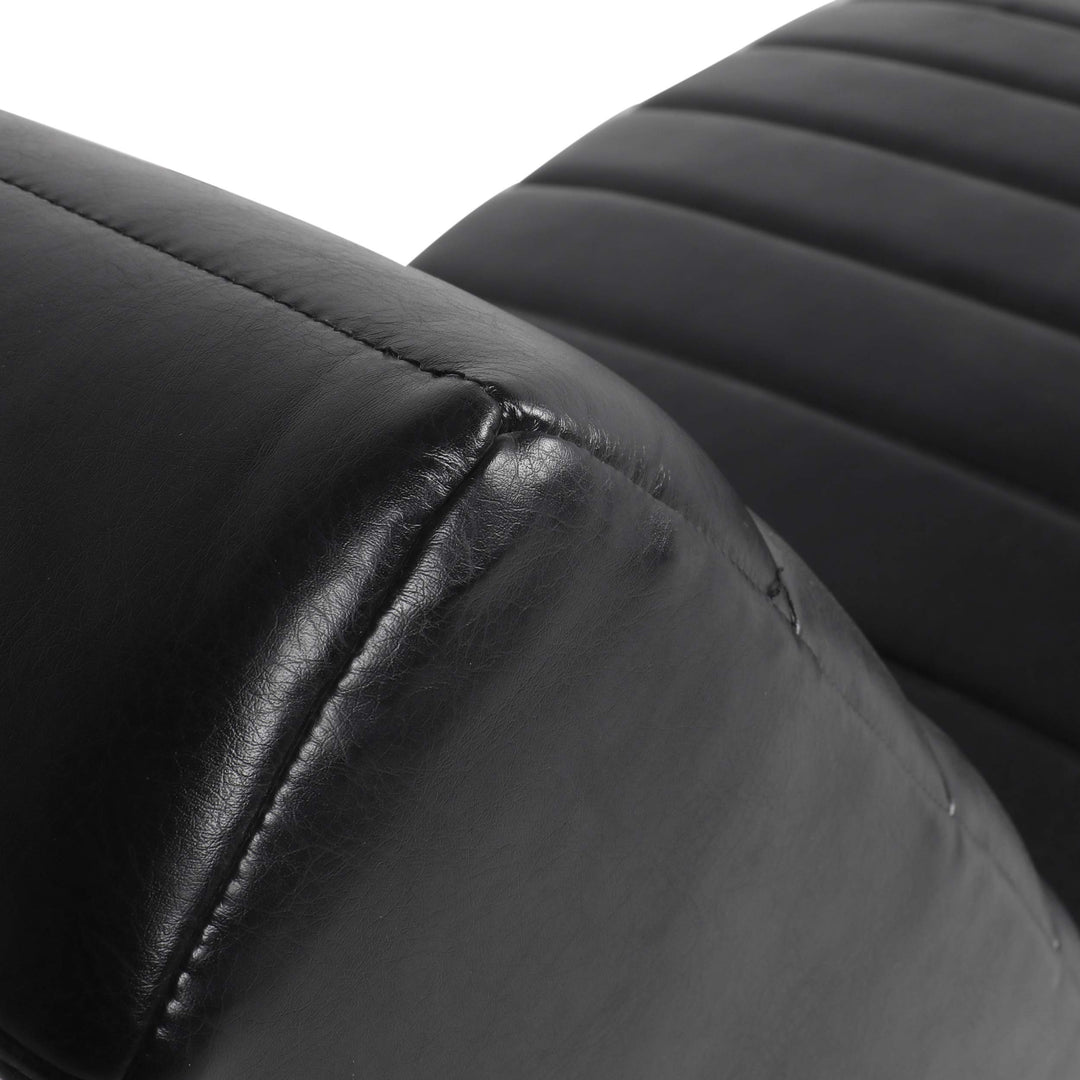 Christopher Knight Home Stillmore Chaise Lounge Midnight Black + Dark Brown - Diamond Home USA