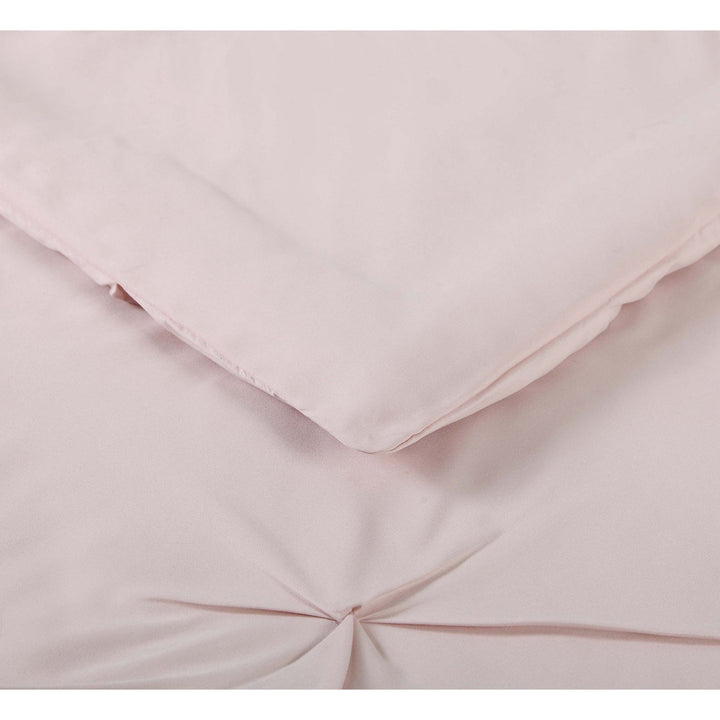 Truly Soft Everyday - Arrow Pleated Blush Twin Bed in a Bag - Blush - Diamond Home USA