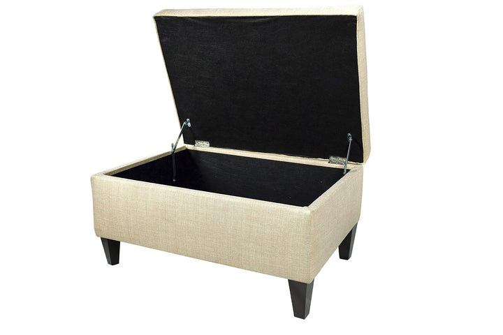 MJL Furniture Designs Brooklyn Collection Large Upholstered Living Room Lift Top Tan - Diamond Home USA