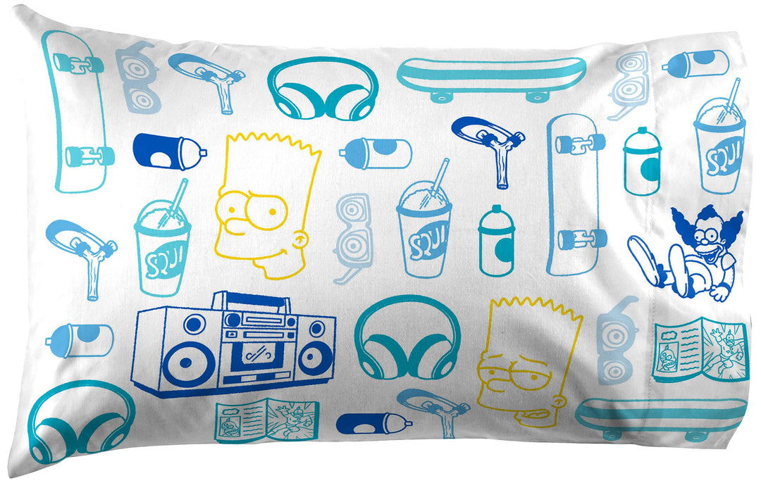 Jay Franco The Simpsons Who Wants to Know Twin Size Sheet Set - 3 Piece Set - Diamond Home USA