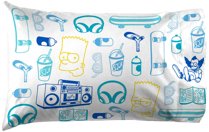 Jay Franco The Simpsons Who Wants to Know Twin Size Sheet Set - 3 Piece Set - Diamond Home USA