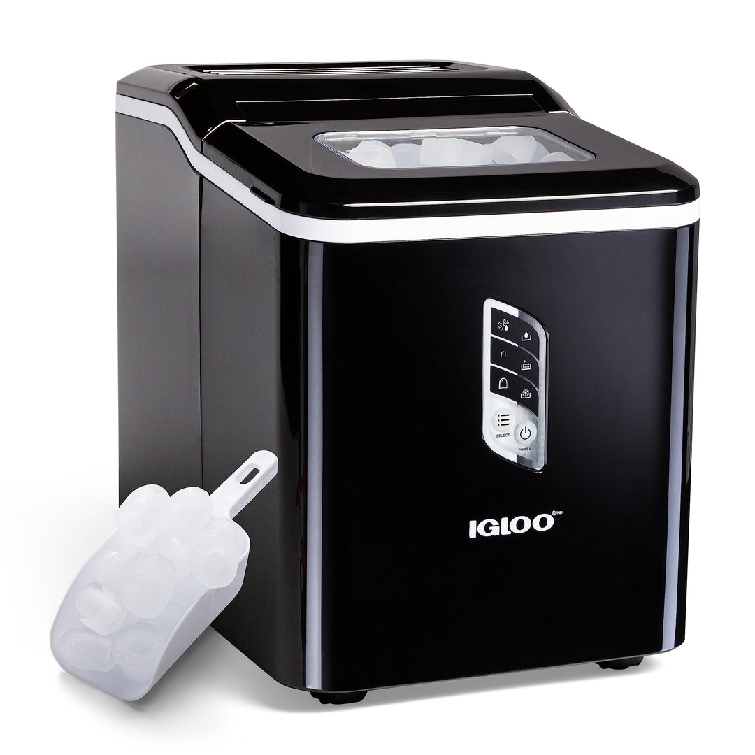 Igloo Automatic Ice Maker Self- Cleaning Countertop Size 26 Pounds in 24 Hours 9 Black