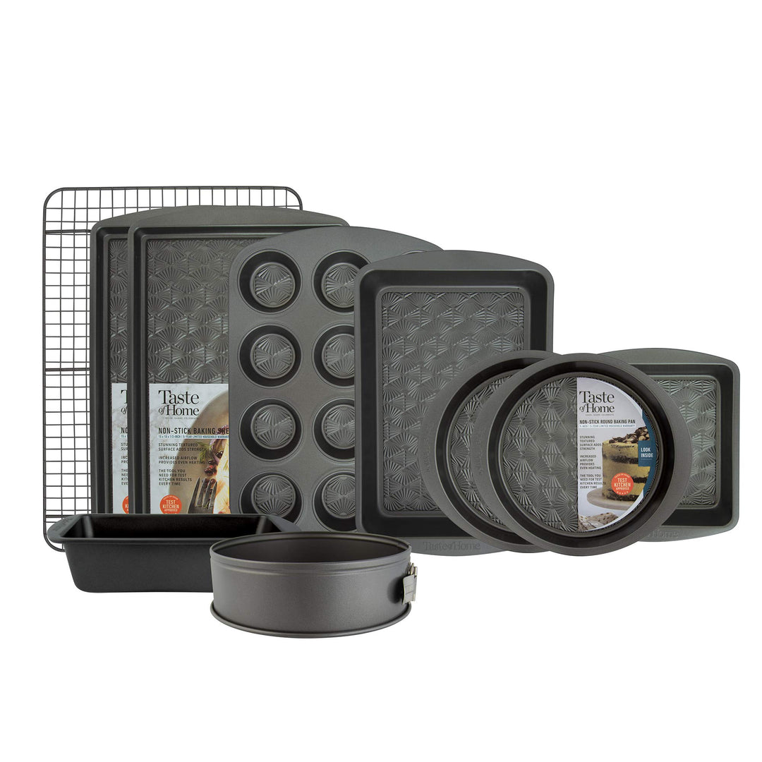 Taste of Home® 10-Piece Non-Stick Metal Bakeware Set