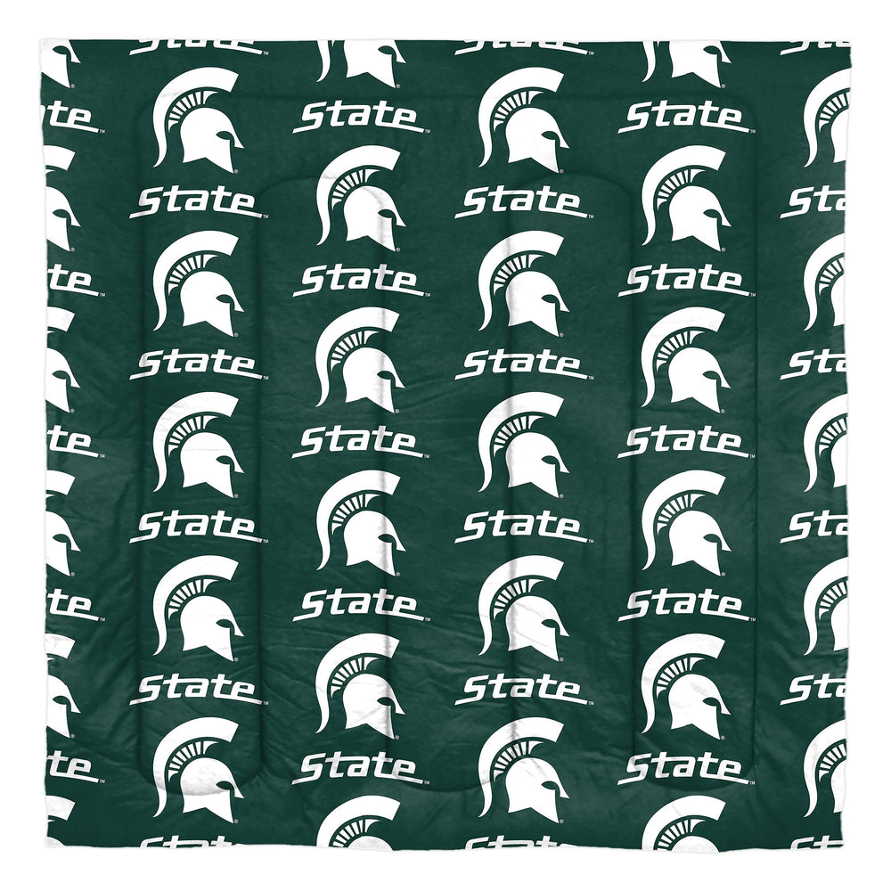 Michigan State 5pc Rotary Bed-in-a-Bag Sports Collegiate Casual