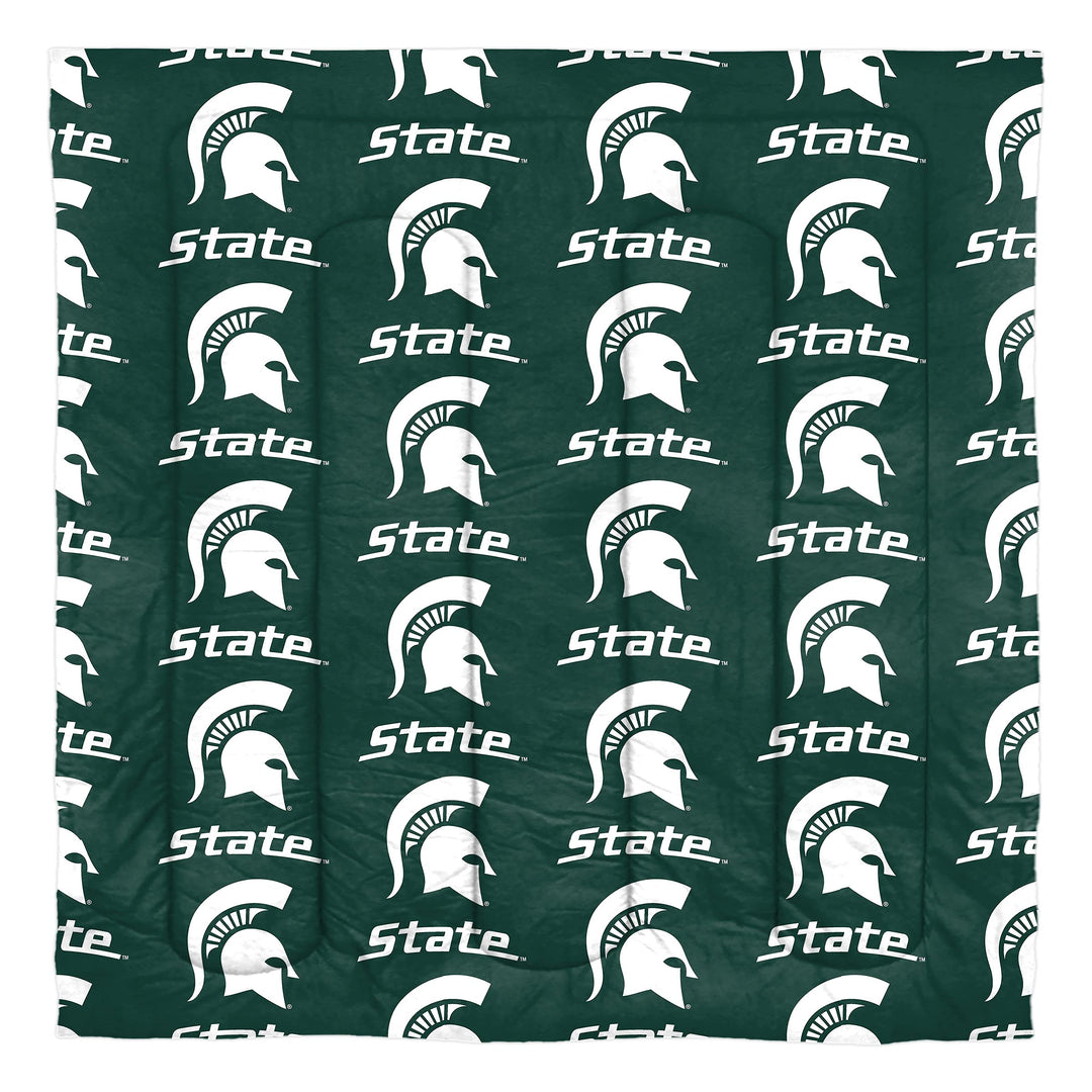 Michigan State 5pc Rotary Bed-in-a-Bag Sports Collegiate Casual