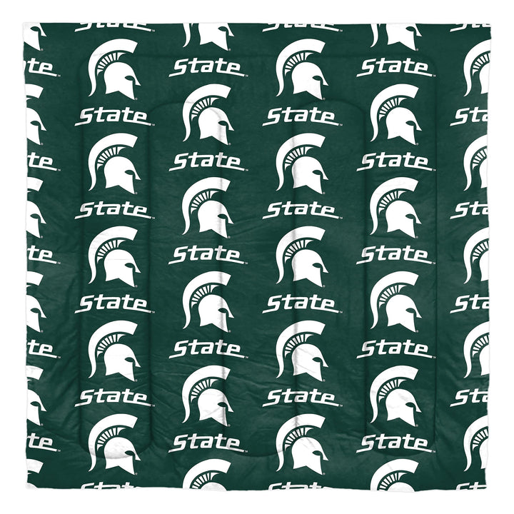 Michigan State 5pc Rotary Bed-in-a-Bag Sports Collegiate Casual