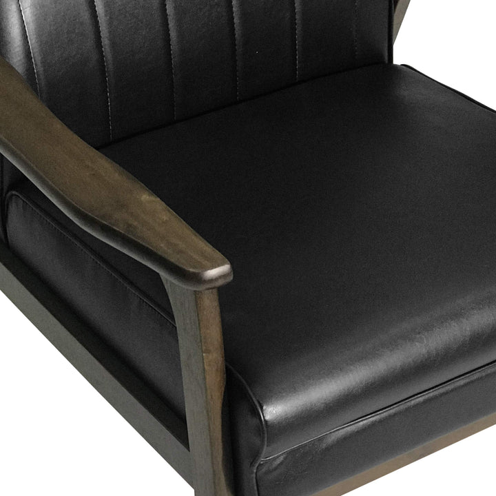 Christopher Knight Home Judy Accent Chair Matte Black Walnut - Diamond Home USA