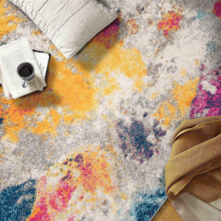 Rugshop Abstract Contemporary Area Rug