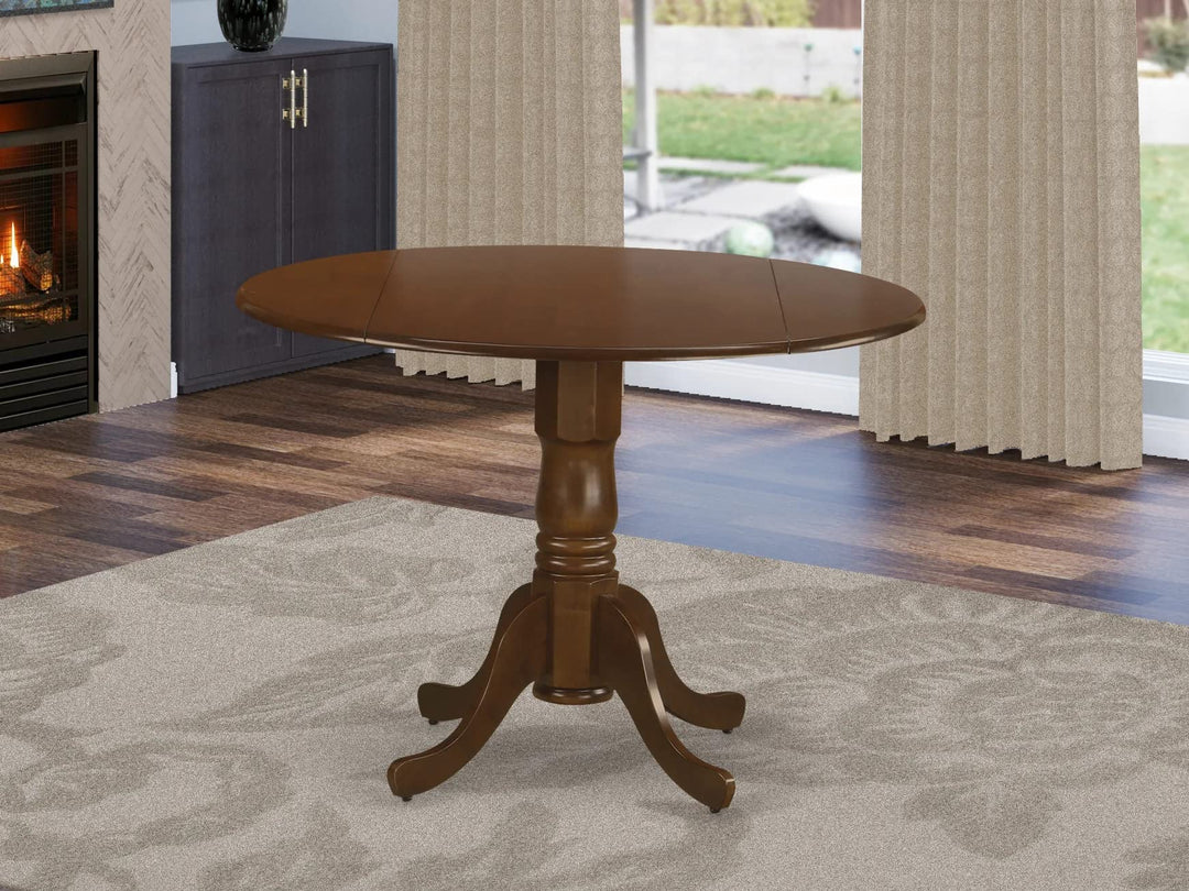 East West Furniture DLT-ESP-T Dublin Modern Kitchen Table - a Round Dining Table DLT-ESP-TP