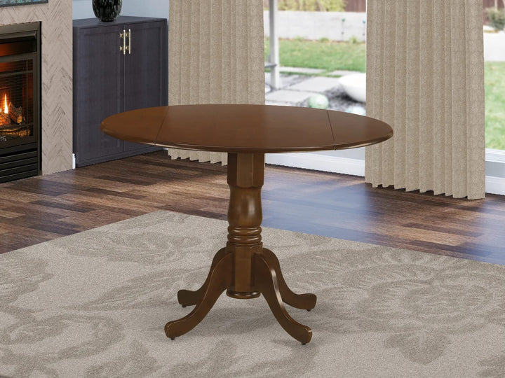 East West Furniture DLT-ESP-T Dublin Modern Kitchen Table - a Round Dining Table DLT-ESP-TP
