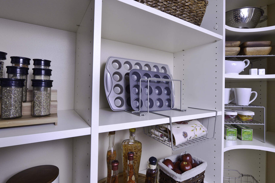 Organized Living Under-Shelf Basket - Nickel - Diamond Home USA